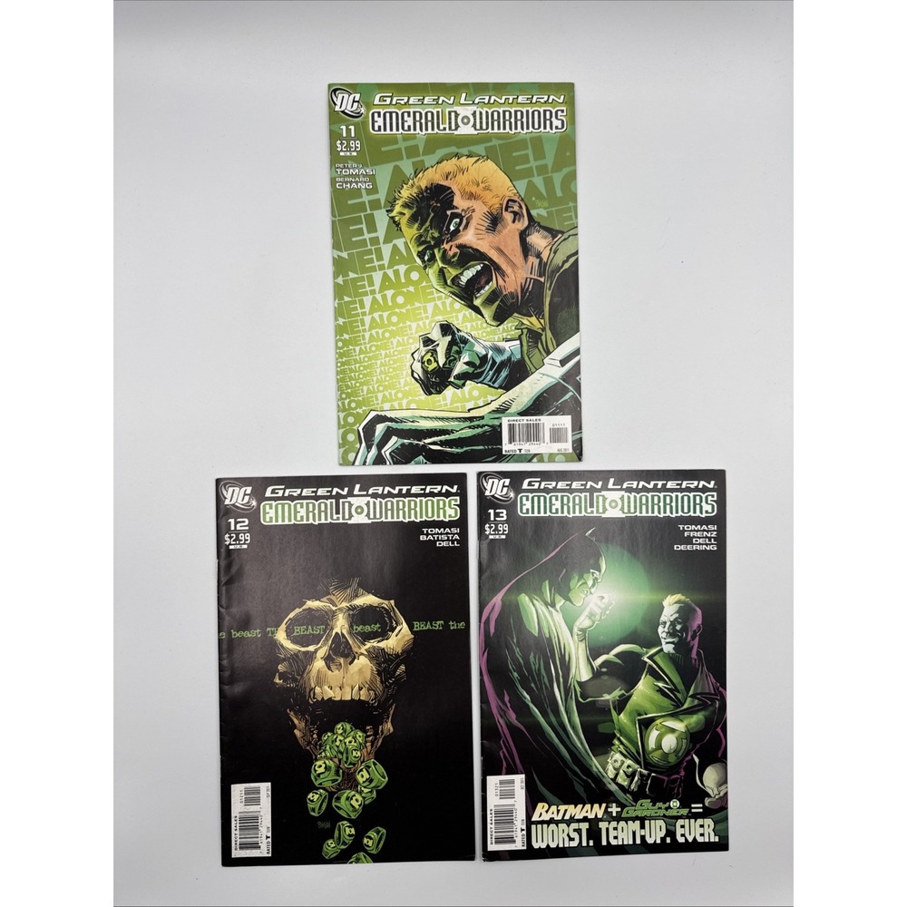 Green‎ Lantern: Emerald Warriors #11, 12, 13: DC Comics (2011) - Guy Gardner